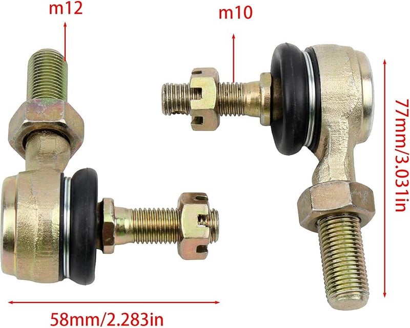 QT105 Color ATV UTV Off Road Vehicle Tie Rod End Kit M10 M12 Fit CF Force 1000 800 500 X6 Replacement Parts - Image 3