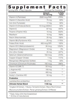 SUNSHINE NUTRITION Ultimate Him Multi Vitamin Capsule 90'S  - Image 2