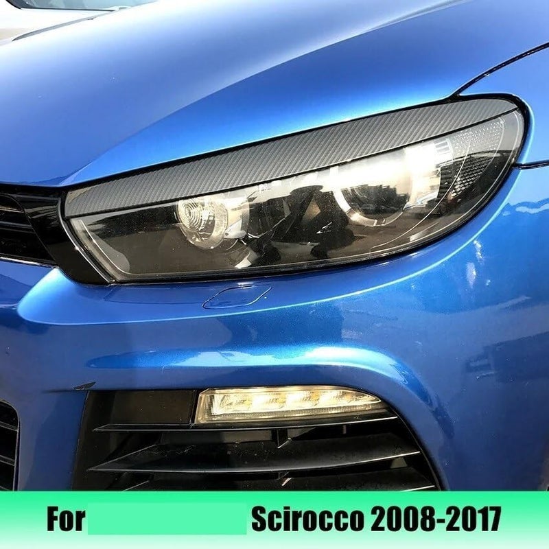 Vuzmode Headlight Eyebrow Eyelids Cover Sticker for Scirocco - Image 3