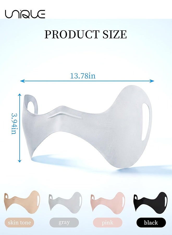 Unique 4 PCS Golf Face Mask, UPF50+ Half Masks Sun Protection for Women, Uv Face Shield with Adjustable Ear Straps - Image 2