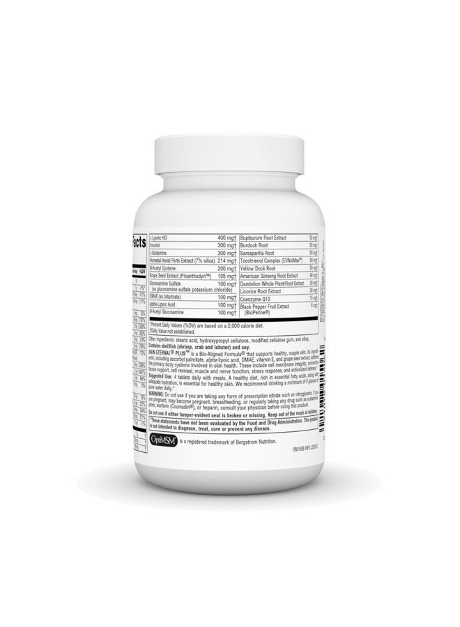 Source Naturals Skin Eternal Plus, with C Ester, DMAE, & Lipoic Acid - 60 Tablets - Image 3