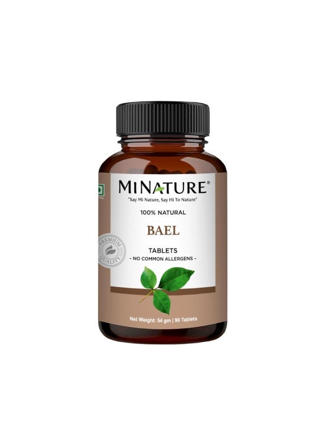 minature Bael Tablet | Bael Leaf (Aegle marmelos) Tablet | Pure & Natural Herb | Chemical & Free | Supplements | Vegan & Non-GMO |90 Tablets, 45 Days Supply| Made in India - Image 1
