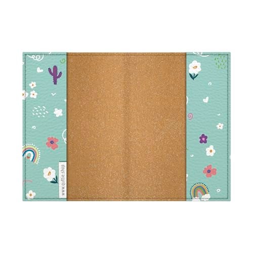 Quttie Passport Cover for Kids, Women and Men, Cute Travel Passport Holder (Doodle Lama) - Image 4