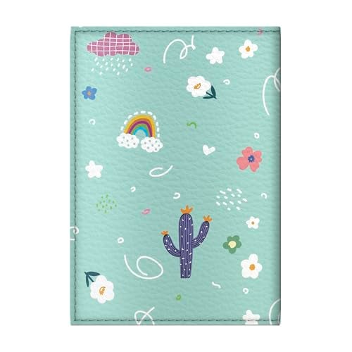 Quttie Passport Cover for Kids, Women and Men, Cute Travel Passport Holder (Doodle Lama) - Image 3