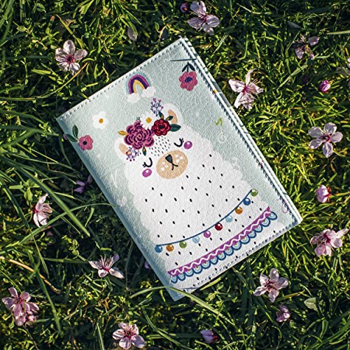 Quttie Passport Cover for Kids, Women and Men, Cute Travel Passport Holder (Doodle Lama) - Image 5