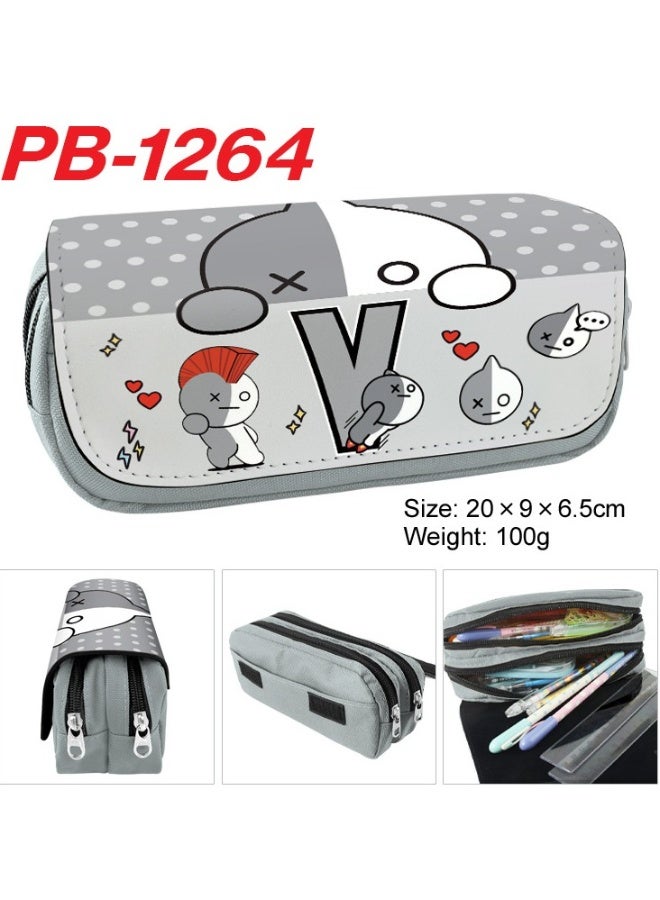 Beauenty BTS-17 Cartoon pen Case, pencil case, money clip, storage bag, school supplies and gifts