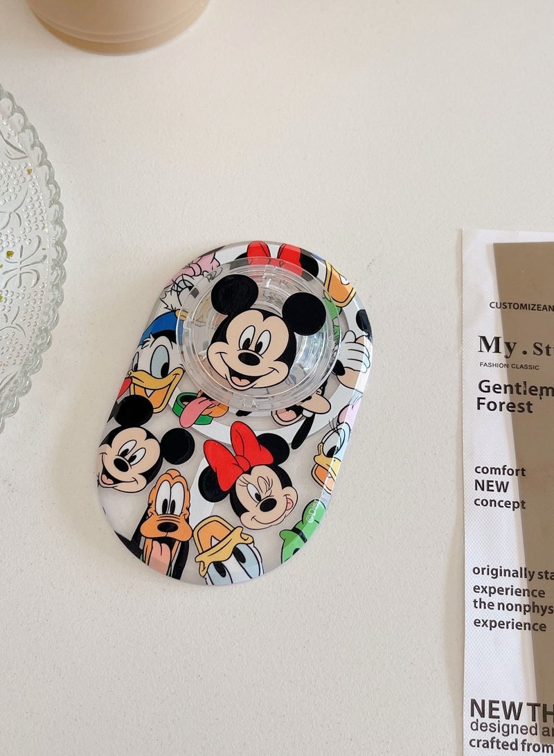 Casetify Mickey Mouse Phone Grip Stand Compatible with MagSafe, MagSafe Phone Grip Holder, Wireless Charging Compatible Black - Image 2