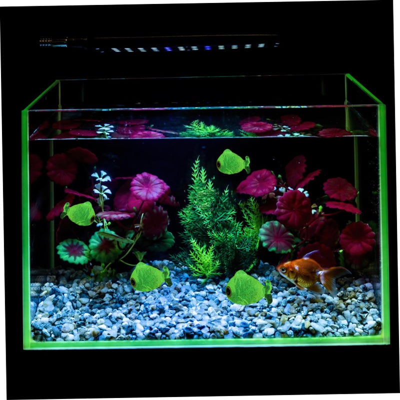 Glow In The Dark Aquarium Decorations 12 Piece Miniature Artificial Resin Fish Tank Ornaments - Image 5