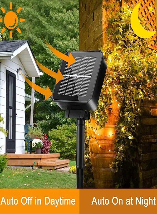 2 Pack Fairy Lights 10m 100Led Solar String Lights with 8 Modes Waterproof Copper Wire Lights for Patio Yard - Image 5