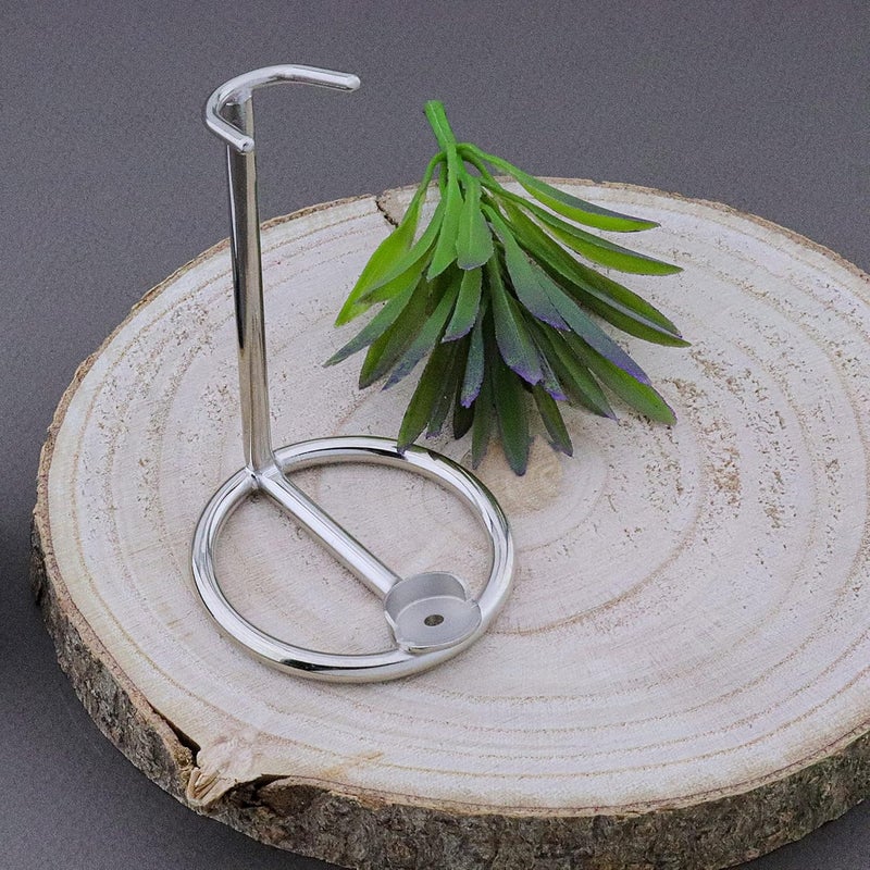 Haryali London Triple Cartridge Head Compatible Razor in Ivory Colour Stainless Steel Stand Mens Shaving Grooming Essentials Gift for Him - Image 3