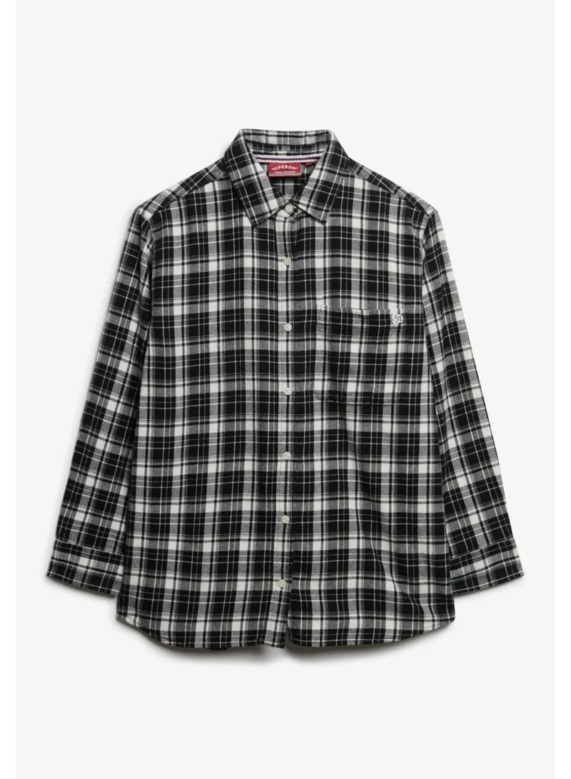 Check Flannel Boyfriend Shirt