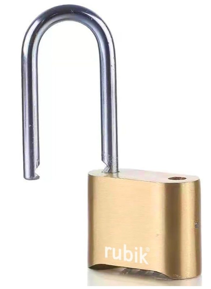 Rubik 4-Dials Combination Padlock, Alloy Steel Security Lock for Door, Cabinets, Toolbox (1 Pack, Large)  - Image 1