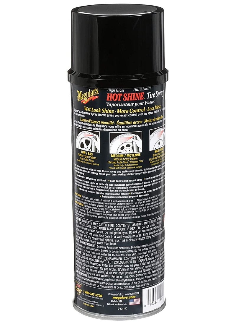 Meguiars Hot Shine High Gloss Tire Coating  - Image 4