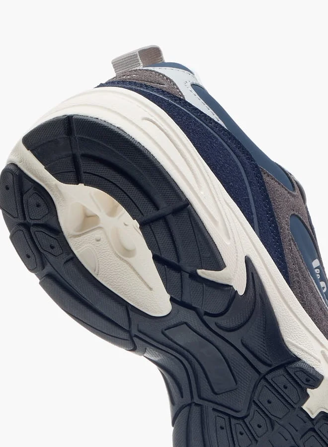 Lee Cooper Men's Panelled Lace-Up Sneakers