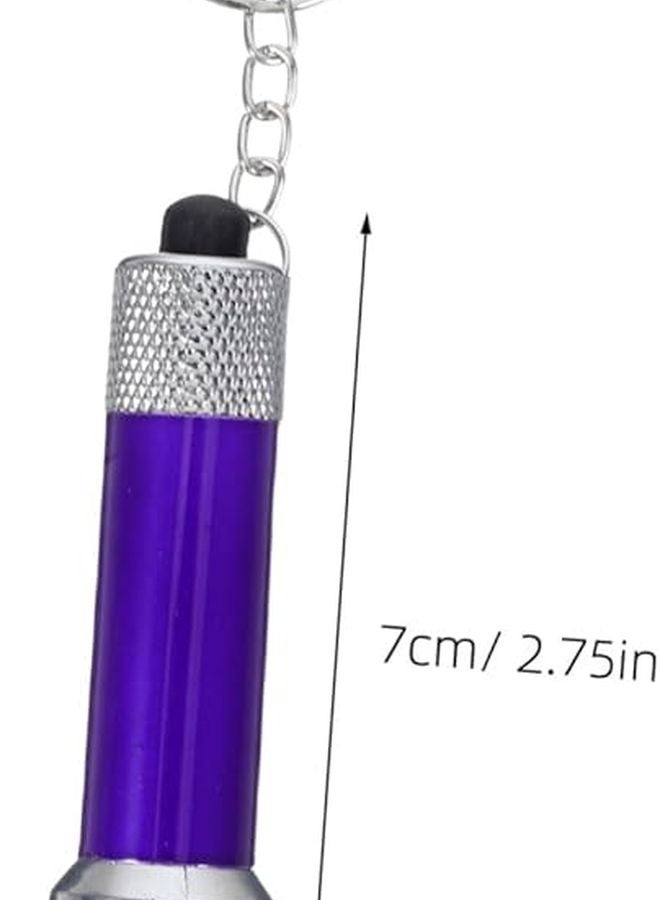 ARTIBETTER 8 Pack Mini LED Keychain Flashlight Portable Aluminum Alloy Torch for Camping Hiking Random Color - Image 3