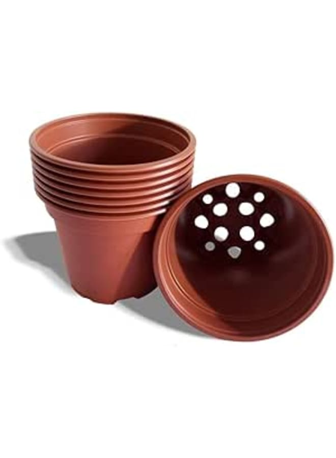 Meridian Foldani Flower Pot for Home, Balcony and Garden Decor, Flower Pot, Plant Holder Pots, Indoor Plant Holder by Meridian, Red, 16cm, Set of 12 - Image 3