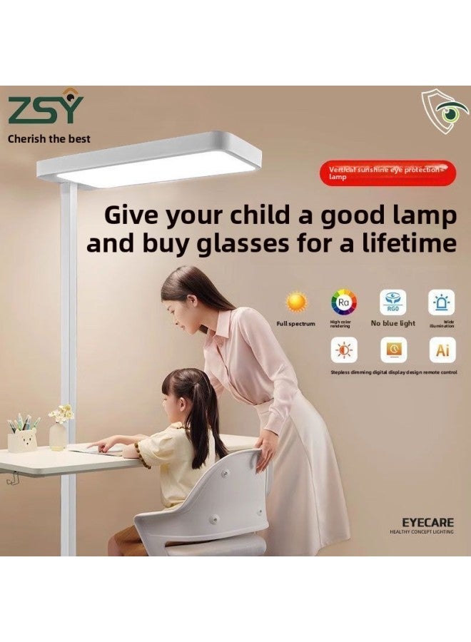 Loquat Learning Eye Protection Table Lamp Vertical LED Full Spectrum Floor Street Lamp Student Smart Bedroom Children's Home Lamp-Color:Full Spectrum Floor Lamp Xiaoai Classmates + Remote Control - Image 3