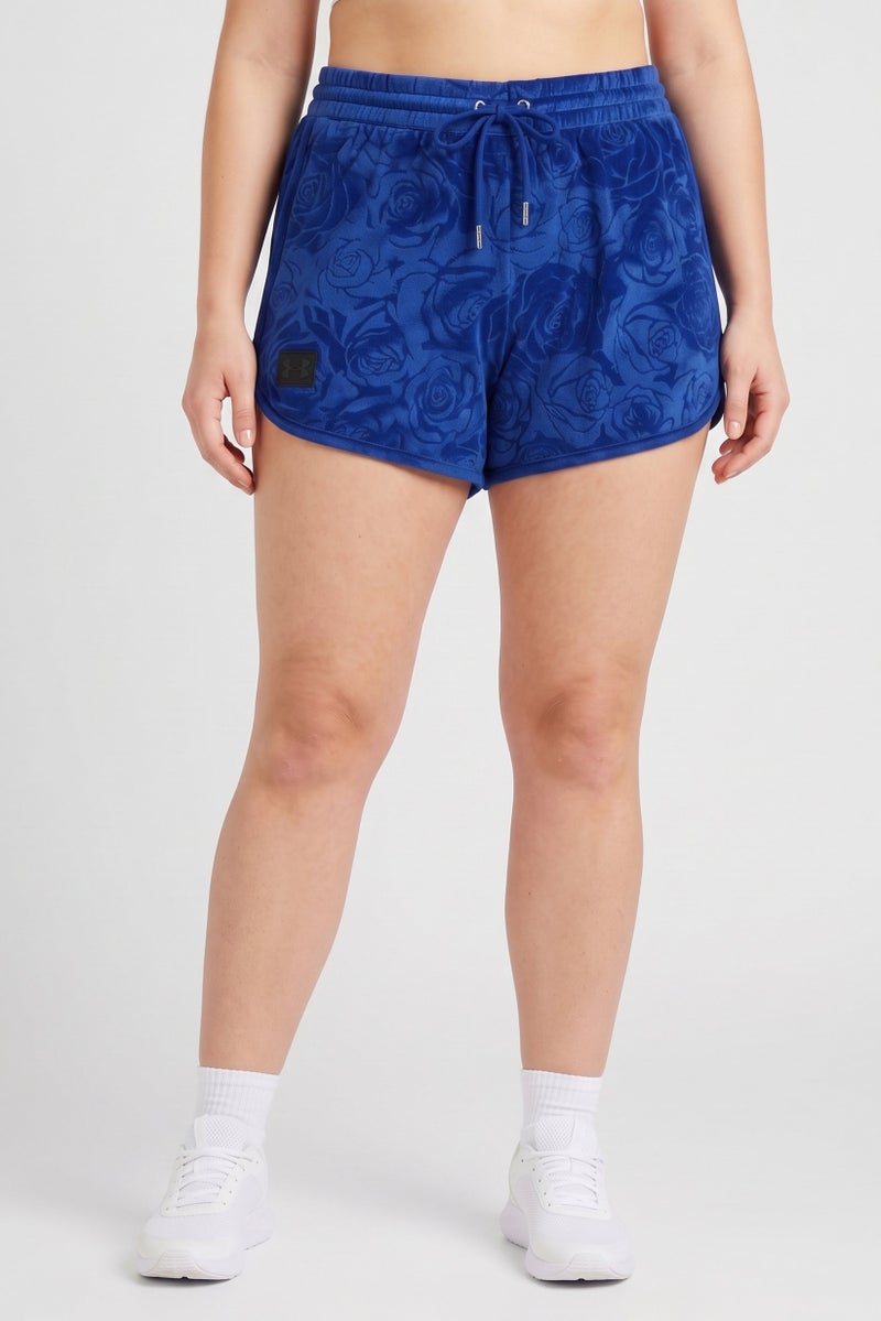 UNDER ARMOUR Women Loose Fit Outdoor Shorts, Blue - Image 1
