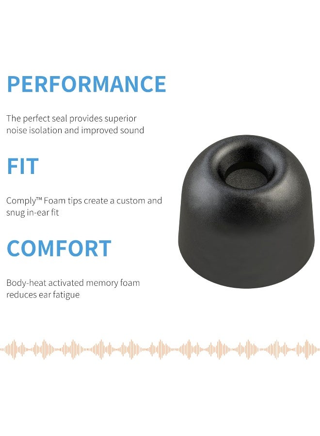 COMPLY Renewed - Comply Foam Ear Tips for Sony TrueWireless Earbuds - NEW Sony XM5, WF-1000XM5, WF-1000XM4, WF-1000XM3, WF-XB700, Ultimate Comfort | Unshakeable Fit | Small, 3 Pairs, Black - Image 4