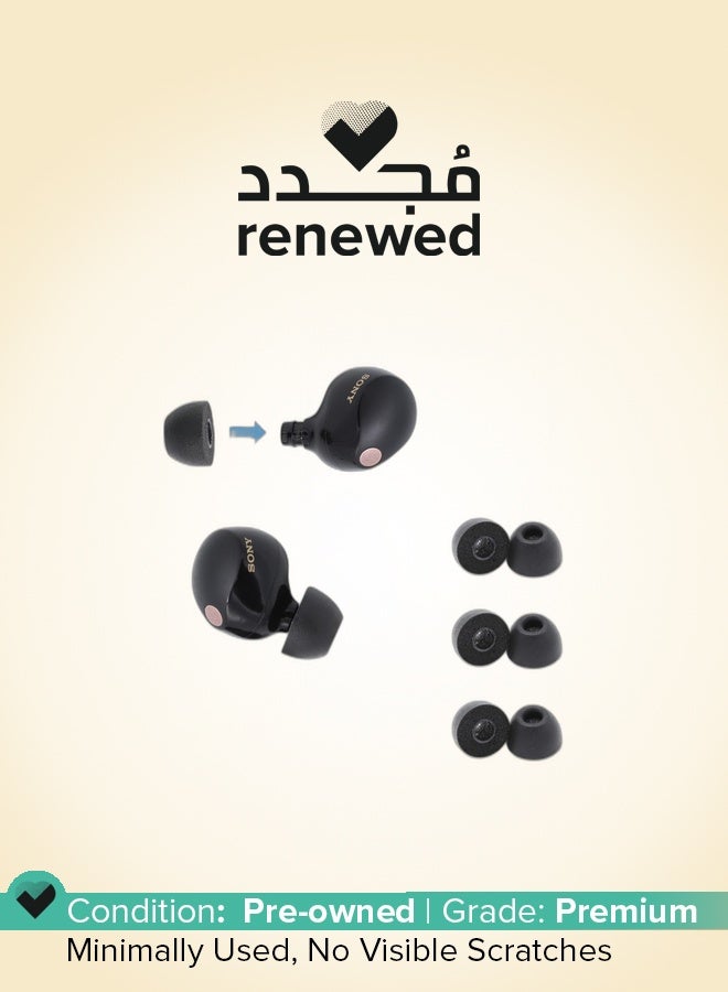 COMPLY Renewed - Comply Foam Ear Tips for Sony TrueWireless Earbuds - NEW Sony XM5, WF-1000XM5, WF-1000XM4, WF-1000XM3, WF-XB700, Ultimate Comfort | Unshakeable Fit | Small, 3 Pairs, Black - Image 1
