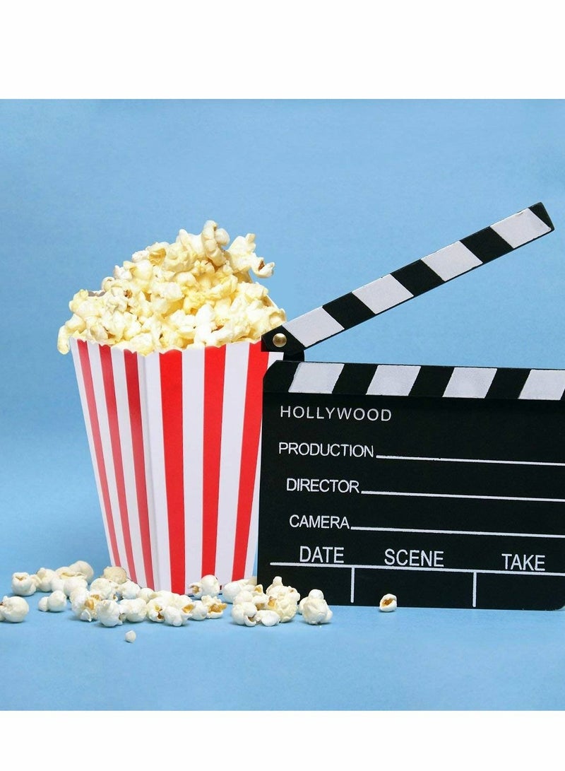 Y&D Red Stripe Popcorn Box, Movie Night Classic Carnival Party, Candy 36 Pcs - Image 3