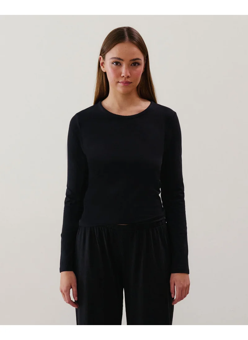 UNDIZ Jersey top - black