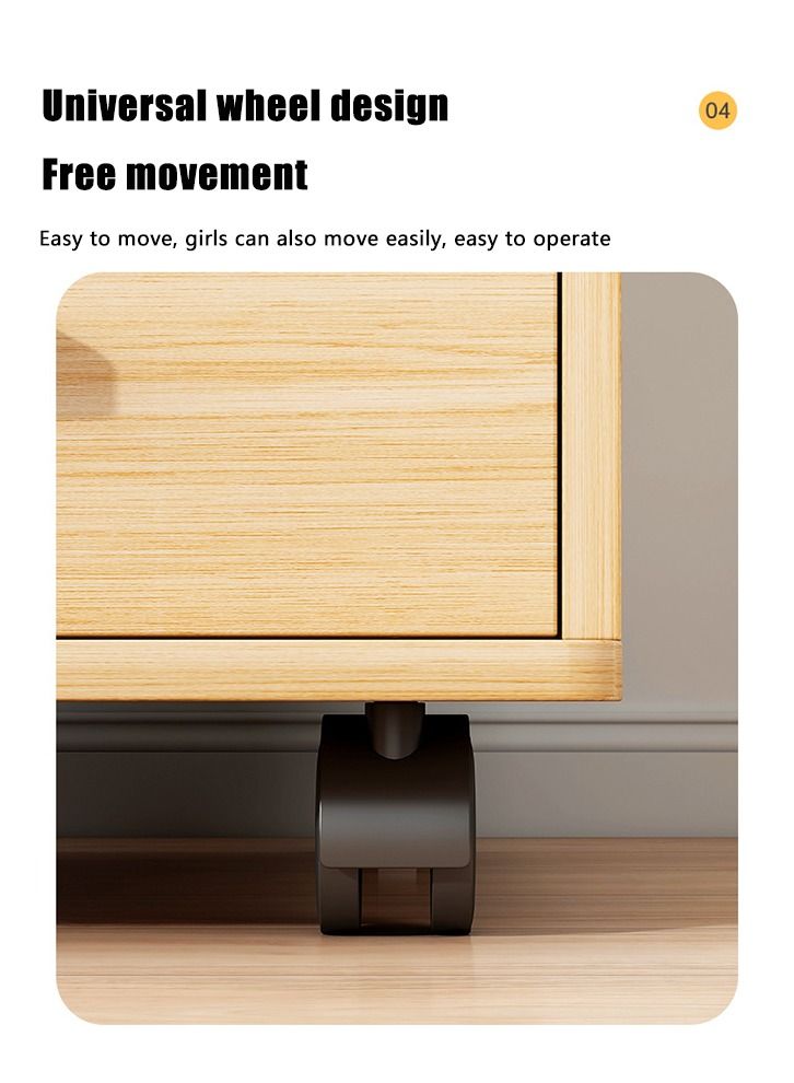 Arabest Under Desk File Cabinet, Office Cabinet, Wooden Storage Cabinet, Lockable Cabinet - Image 3