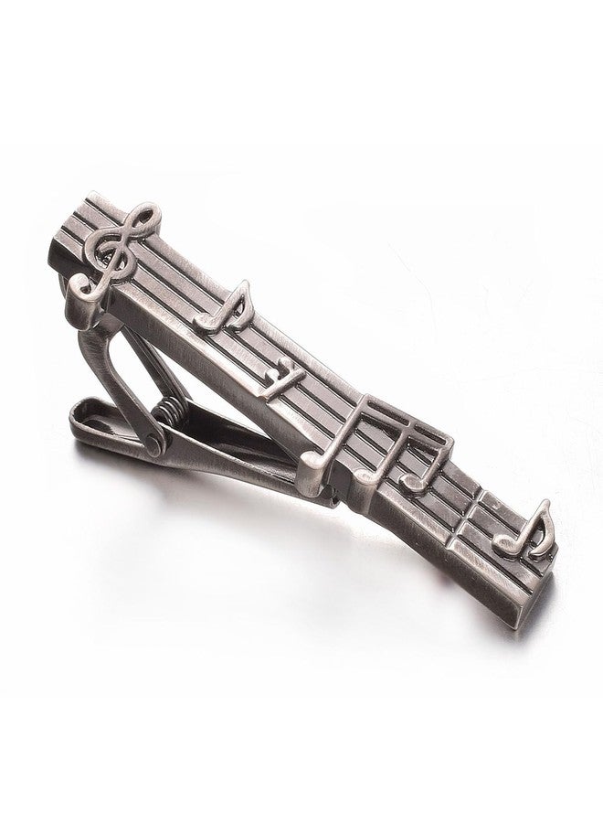 Yoursfs black Unique Music Tie Clips for Men funny music note tie clips Onze GP Men's Cool Necktie Clip for Musician - Image 3