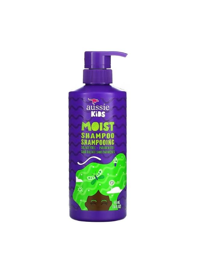 Aussie Kids Moist Shampoo Sunny Tropical Fruit 16 fl oz 475 ml - Image 1