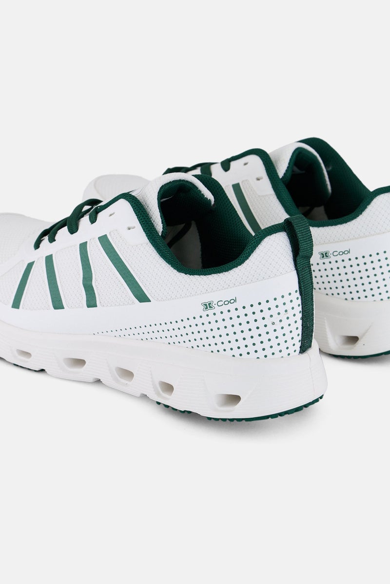 RBX Women Lace Up Brand Logo Training Shoes, White - Image 2