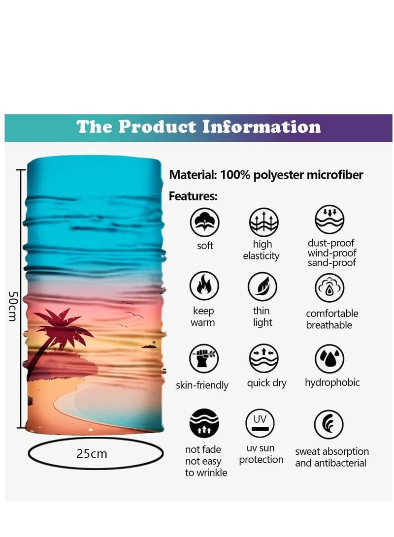 KASTWAVE Neck Gaiter Mask, Bandana Gator Face Cover Mask Sun UV Protection, Neck Warmer Balaclava, Tube Face Scarf, Headband for Outdoor - Image 3