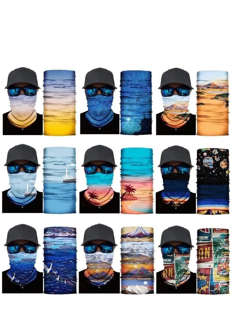 KASTWAVE Neck Gaiter Mask, Bandana Gator Face Cover Mask Sun UV Protection, Neck Warmer Balaclava, Tube Face Scarf, Headband for Outdoor - Image 2