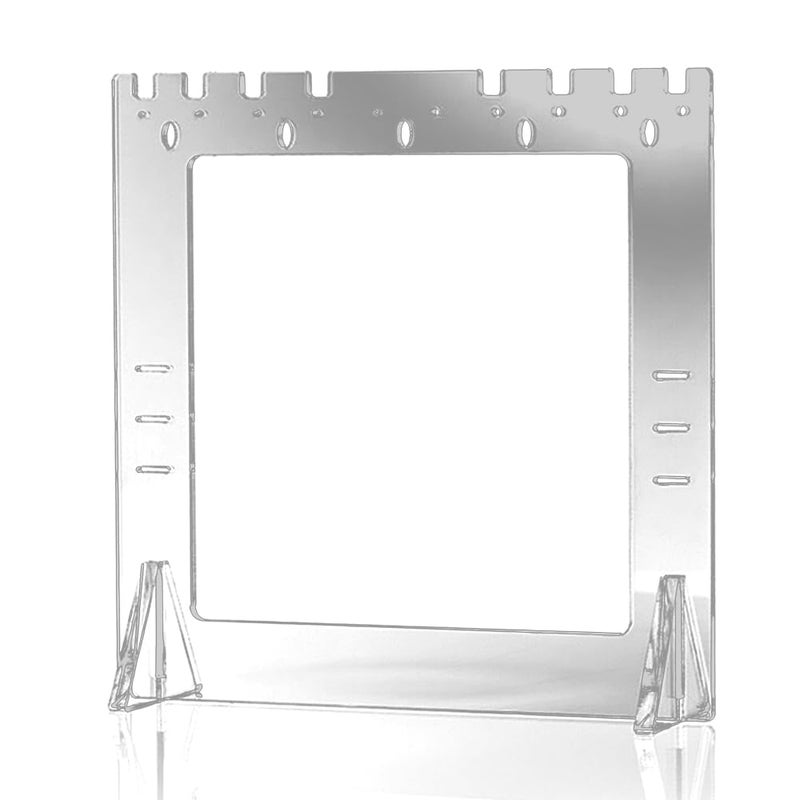 RENIAN Jewelry Photography Props Board Acrylic Frame Tabletop Stand for Studio Shooting Necklaces Stud Earrings and Earrings Drop Dangle Display Holder - Image 2