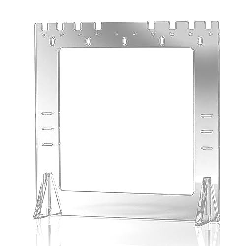RENIAN Jewelry Photography Props Board Acrylic Frame Tabletop Stand for Studio Shooting Necklaces Stud Earrings and Earrings Drop Dangle Display Holder - Image 1