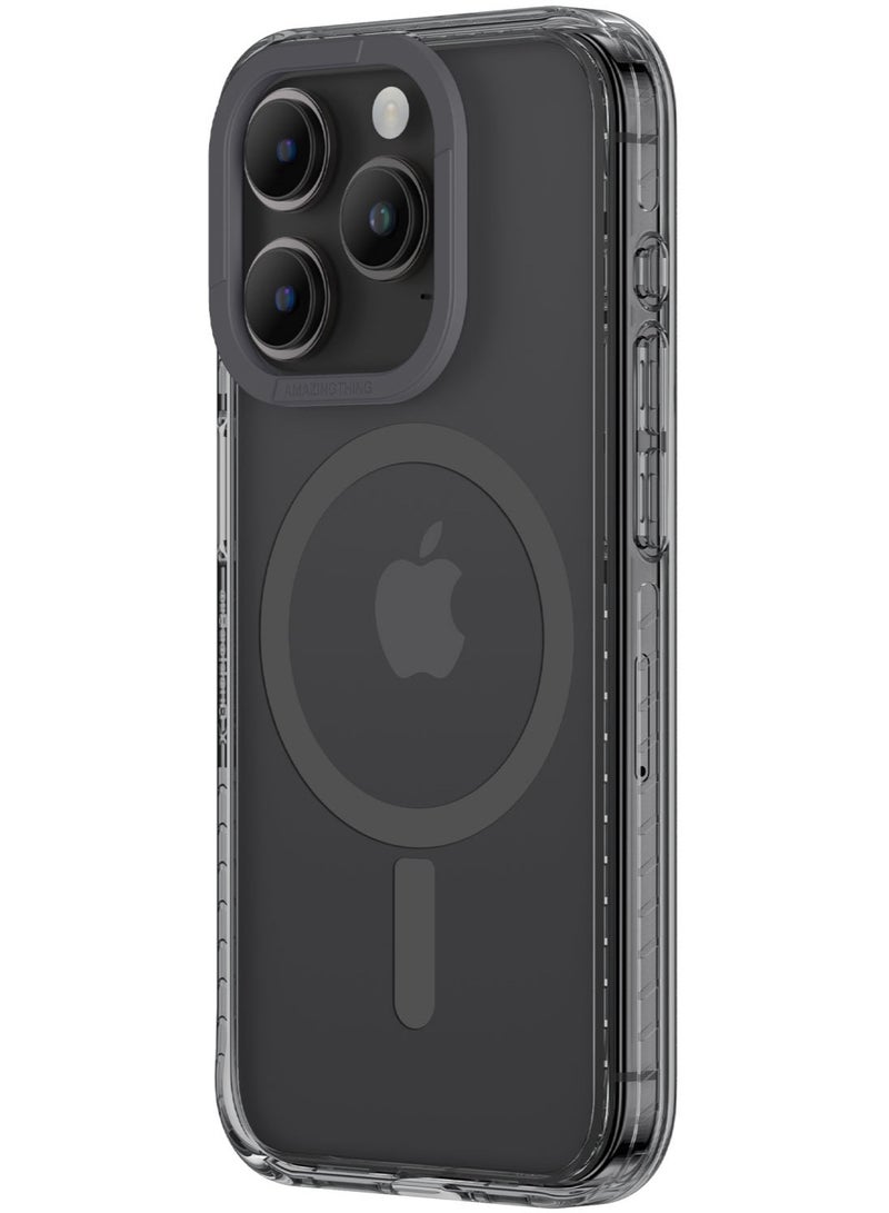 Titan Pro MAG for iPhone 15 PRO Case Cover with MagSafe [10 Feet Drop Proof] - Black