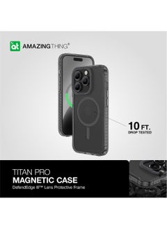 Titan Pro MAG for iPhone 15 PRO Case Cover with MagSafe [10 Feet Drop Proof] - Black - pzsku/Z67972DBD6DD00B956F51Z/45/_/1694526749/3554e41b-b807-40fd-ae84-85f56cb83551