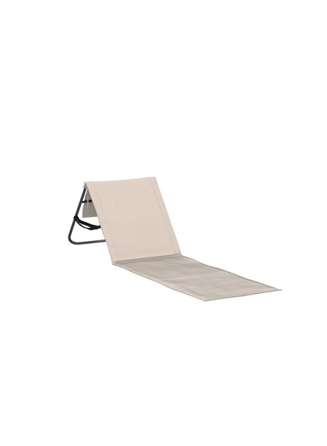 UNIPRIDE Lightweight Beach Chair for Adults (Set of 2) - Portable Beach Lounger I Ideal Tanning Mat for Sunbathing I Compact Travel Chair I Easy to Fold and Carry - Beige - Image 4