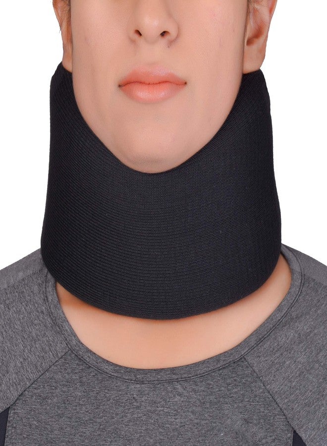 Orthtex Cervical Collar ULTRA Soft With Support(Immobilization,Comfort,Ventilation)[Black, XL] - Image 2