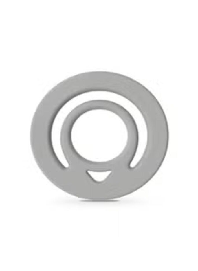 مسكة ايفون مصنوع من السيليكون توفر راحة في الاستخدام و مغناطيسي متوافق مع ماج سيف متعدد الاستخدامات بتصميم أنيق بلون رمادي - Image 1