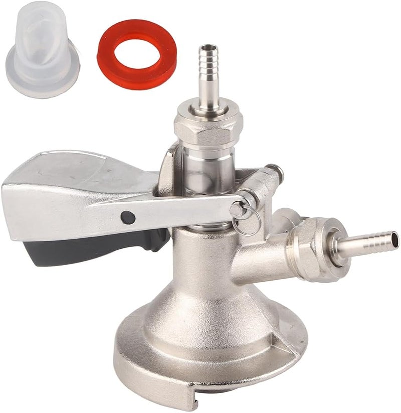 Stainless Steel Beer Keg Coupler Connector For Bars And Home Use Silver 17x14cm - Image 2