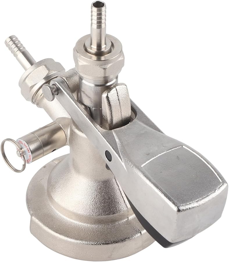 Stainless Steel Beer Keg Coupler Connector For Bars And Home Use Silver 17x14cm - Image 4