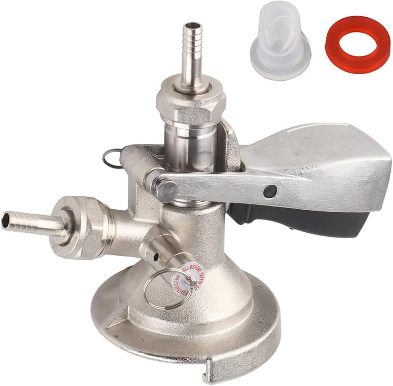 Stainless Steel Beer Keg Coupler Connector For Bars And Home Use Silver 17x14cm - Image 5
