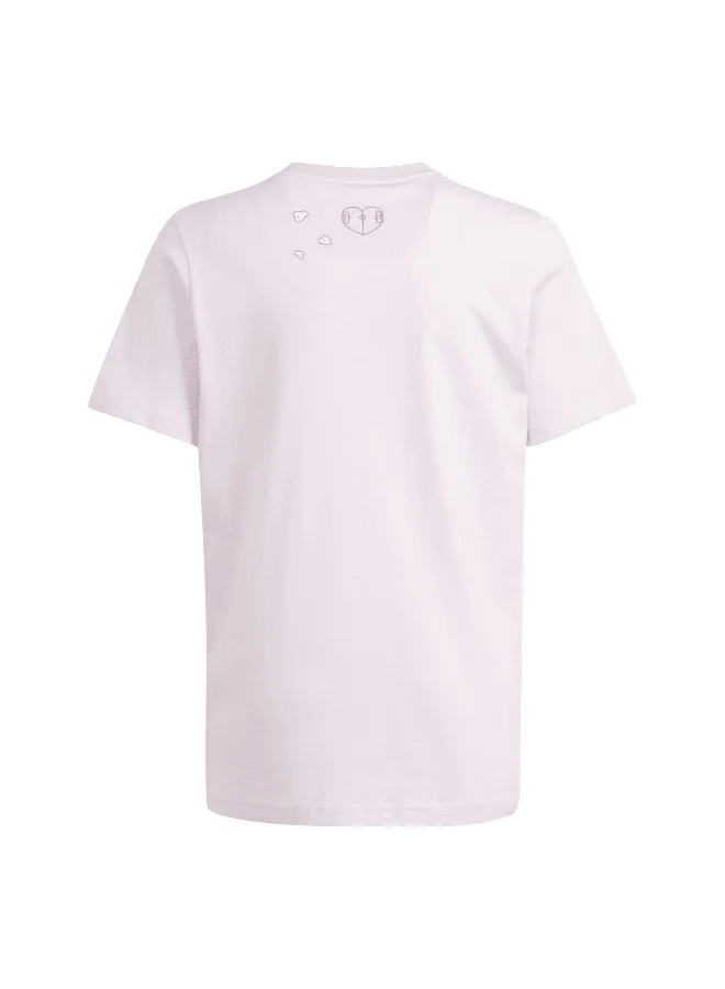 Adidas Bl G Tee Pink Training T-Shirts 7-8Y
