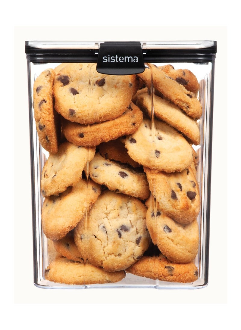 sistema Sistema Tritan Ultra Square 2.75L, stackable container, comes with clear finish, durable and shatter proof. Is dishwasher safe and BPA Free.  - Image 3