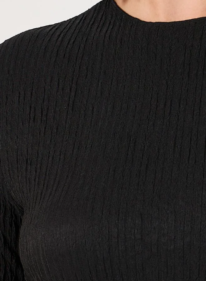 Styli Ribbed Trumpet Dress