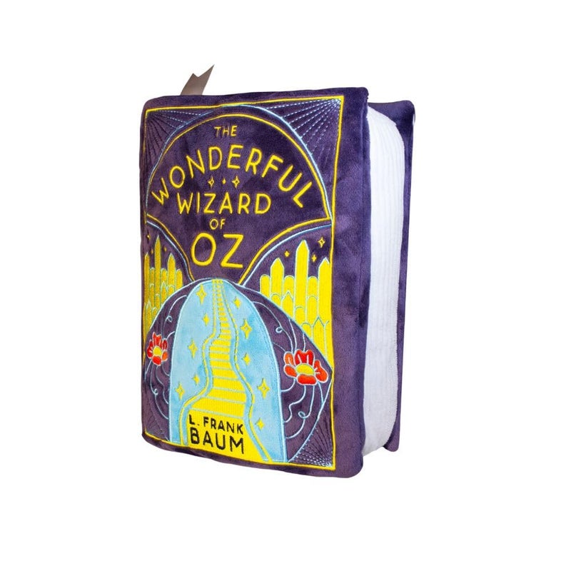 Punchkins Wizard of Oz Book Plush Soft Collectible Gift for Book Lovers Readers Teachers BookwormsLiterary Decor for Library Office or Study 11x7PillowSize - Image 3