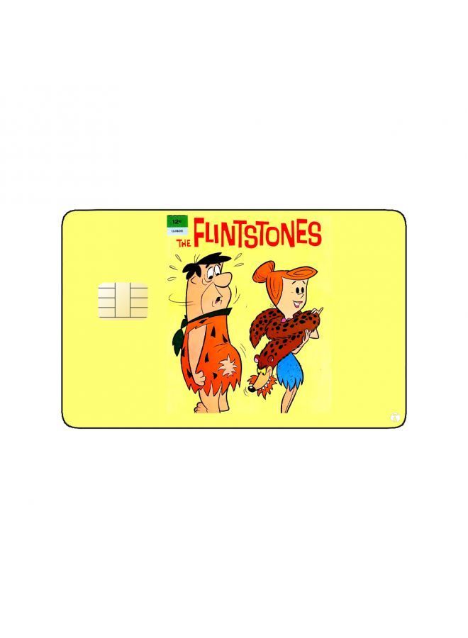 RKN PRINTED BANK CARD STICKER Animation The Flintstones' By Cartoon Network - Image 1