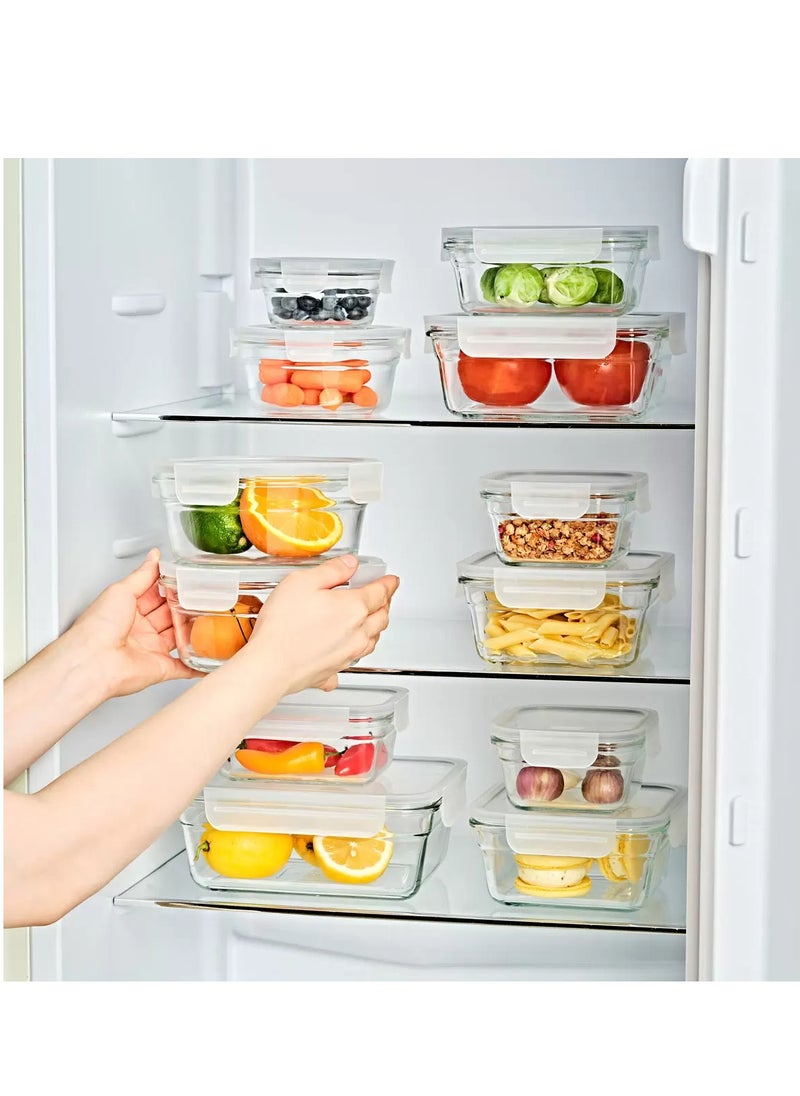 Glasslock 26-Piece Glass Food Storage Containers With Lids Clear Oven, Microwave and  Frezer Safe  - Image 2