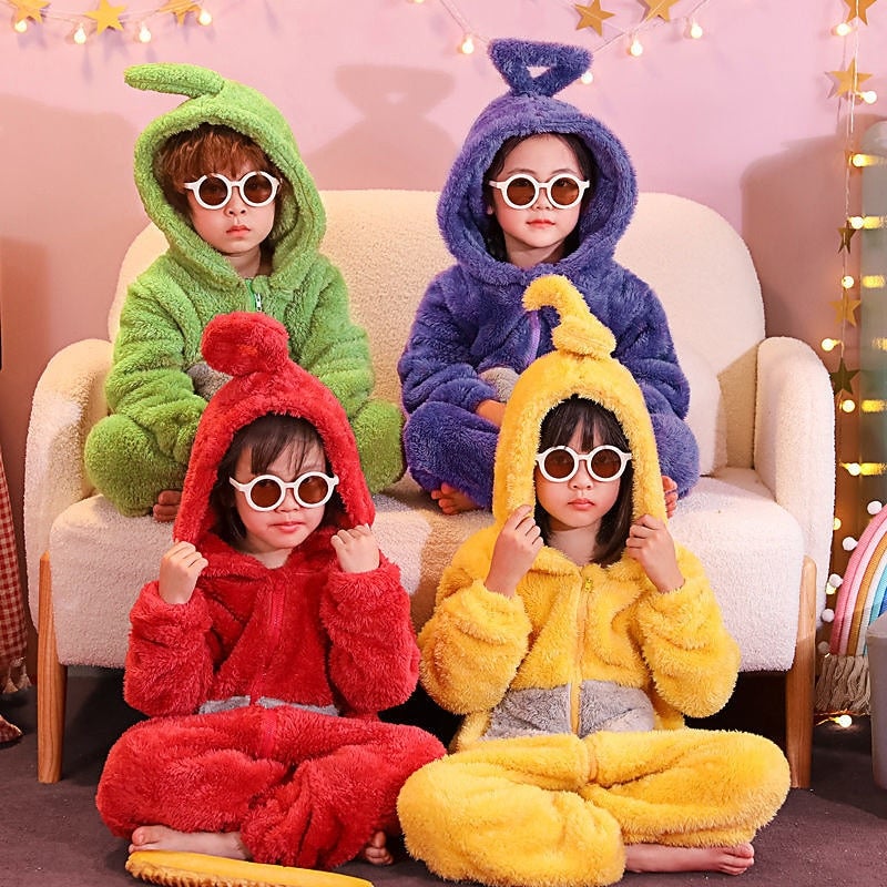 Y&D Animal Band Costume Cosplay Costume Kigurumi Pajamas Onesies Alien Teletubbies Cosplay Kid's Boys' Girls' Carnival Masquerade Mardi Gras Party / Evening Easy Halloween Costumes Dress Up - Image 3