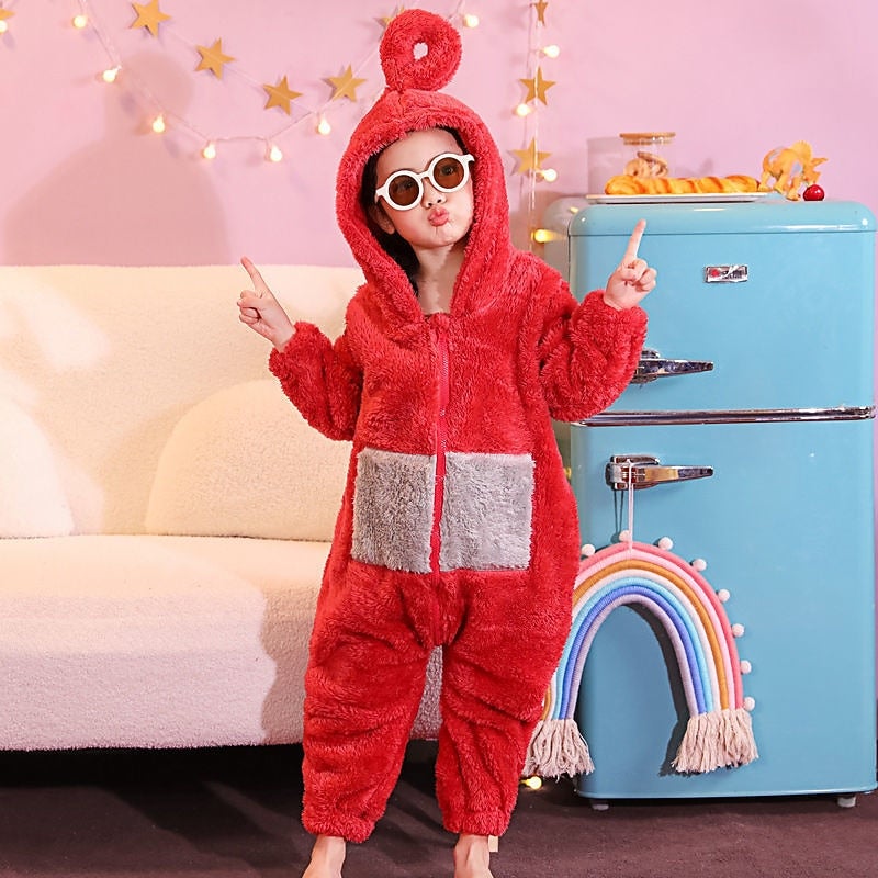 Y&D Animal Band Costume Cosplay Costume Kigurumi Pajamas Onesies Alien Teletubbies Cosplay Kid's Boys' Girls' Carnival Masquerade Mardi Gras Party / Evening Easy Halloween Costumes Dress Up - Image 4